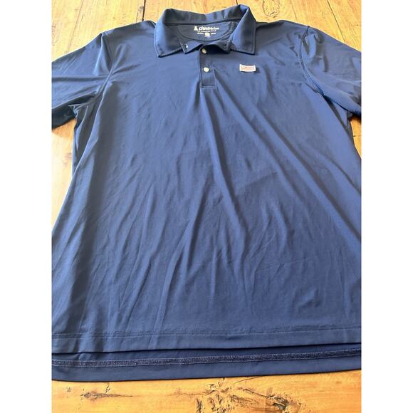 Chubbies Performance Golf XXL Polo Blue Shirt Short Sleeve American Flag USA - Picture 1 of 15